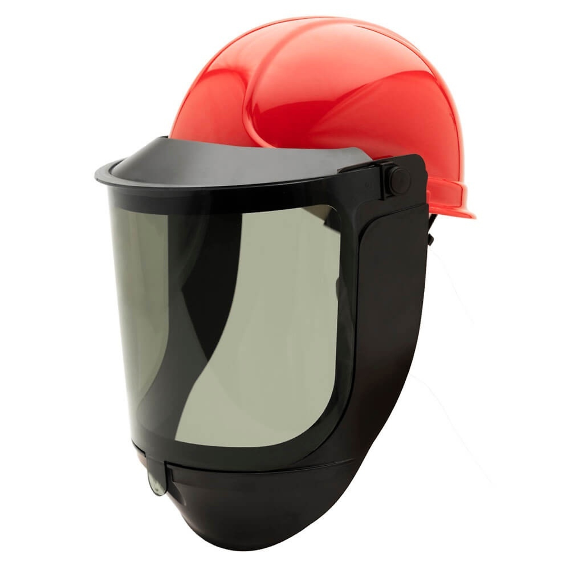 OBERON™ - Face Shield & Hard Cap - Arc Flash - 12 Cal TCG™ - EZ Lift - Lens Color: True Color Grey - Model # TCG12-EL-C